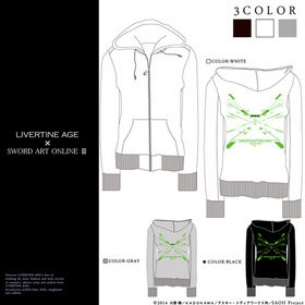 �����ɥ����ȡ�����饤��II��LIVERTINE AGE SAOII ZIP�ѡ����� SPACE WHITE M 