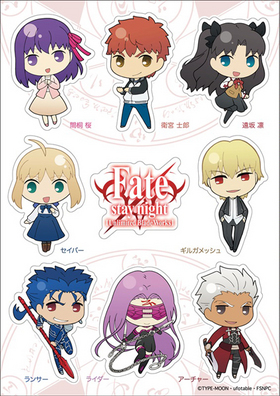 Fate/stay night [Unlimited Blade Works] A5�Ѹ����ƥå��� SD�ᥤ�󥭥��  �ѥå���������