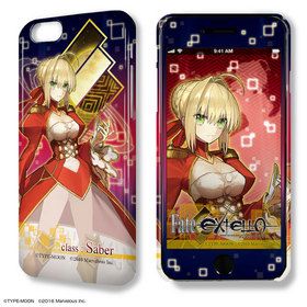 Fate/EXTELLA �ǥ����㥱�å� iPhone 6/6s���������ݸ���� �ǥ�����01 �ͥ������饦�ǥ�����  �ѥå���������