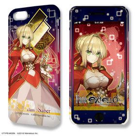 Fate/EXTELLA �ǥ����㥱�å� iPhone 7���������ݸ���� �ǥ�����01 �ͥ������饦�ǥ�����  �ѥå���������