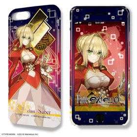 Fate/EXTELLA �ǥ����㥱�å� iPhone 7 Plus���������ݸ���� �ǥ�����01 �ͥ������饦�ǥ�����  �ѥå���������